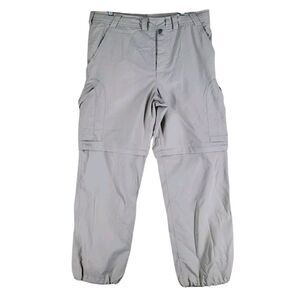Vtg Y2K Nike ACG Cargo Pants Shorts Zip Off Convertible Men M 37x31 Beige Hiking